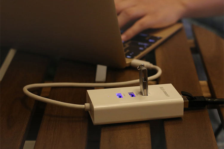 Cáp USB 3.0 To Lan + USB 3.0 Ugreen (20260)
