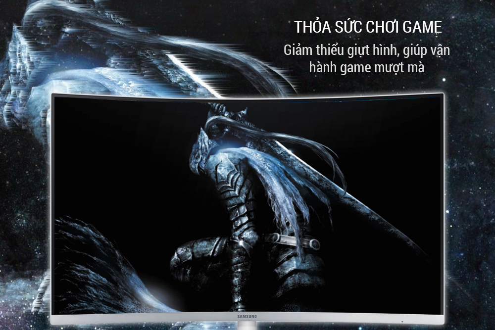 Màn Hình Gaming Cong Samsung LC27F591FDEXXV 27inch FullHD 4ms 60Hz FreeSync VA Speaker - Hàng Chính Hãng