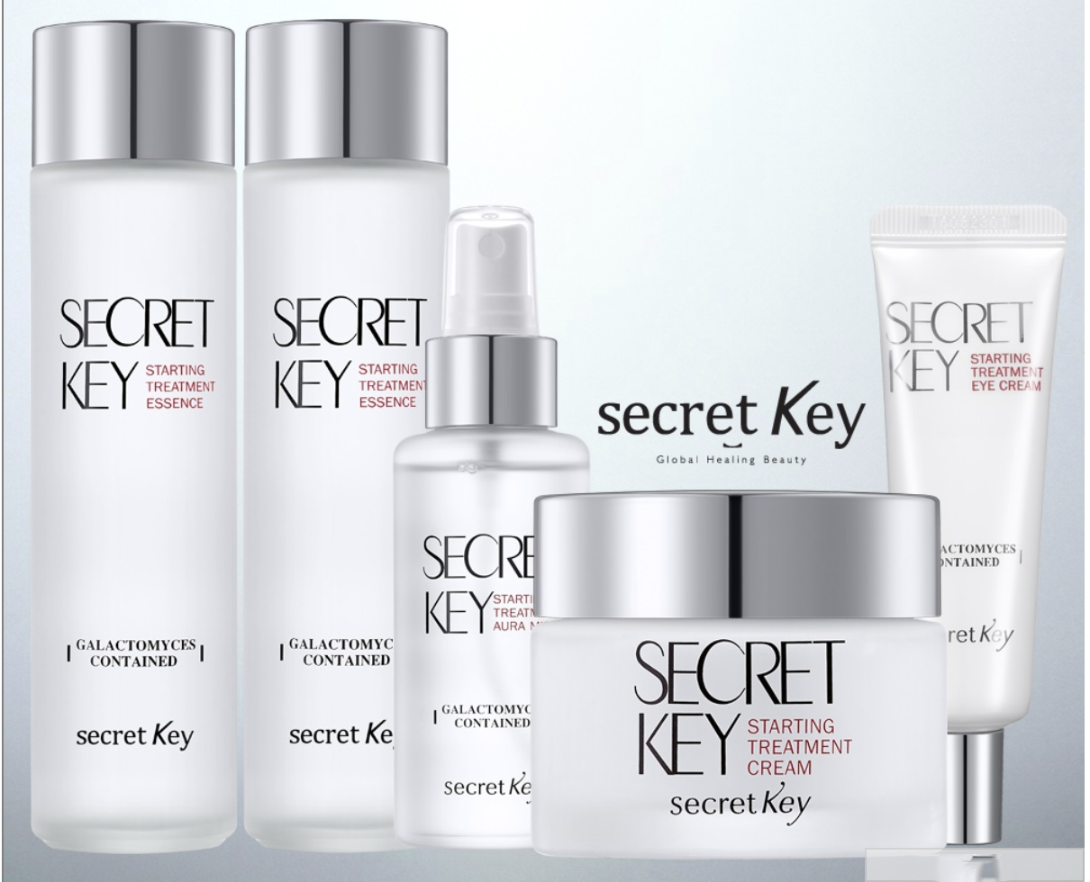 Bộ 3 sản phẩm dưỡng trắng da chống lão hoá  Secret Key Starting Treatment (Essence, Eye Cream, Cream)