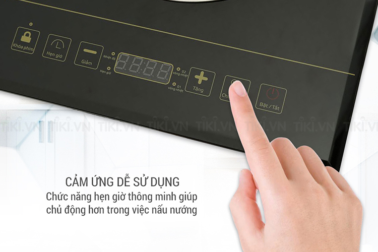 Bếp Điện Từ - Hồng Ngoại Goldsun CH-GYL05 (3800W) - Đen