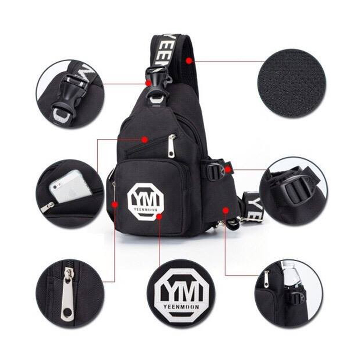 đeo chéo in hình nổi bật YM