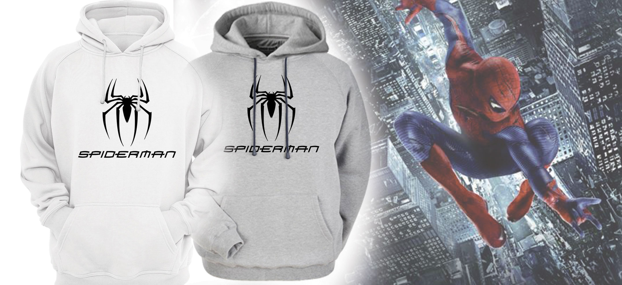 Áo Hoddie Tay Dài Có Mũ Spider Man