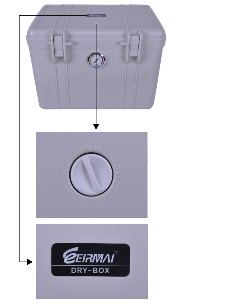 Hộp Chống Ẩm Dành Cho Phụ Kiện Máy Ảnh Màu Đen Kích Cỡ Trung Bình Rimma (EIRMAI) R11 SLR