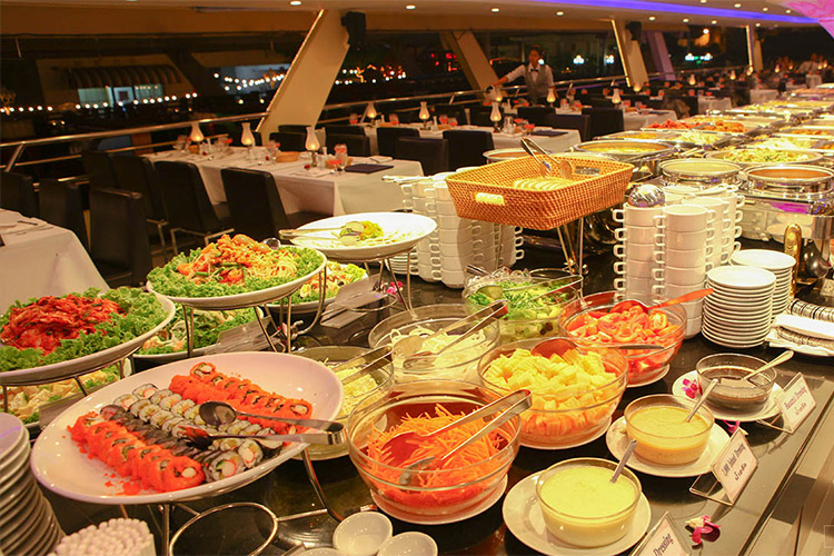 Bữa Tối Trên Chao Phraya Princess (Từ Bến Tàu Asiatique River Front Pier)