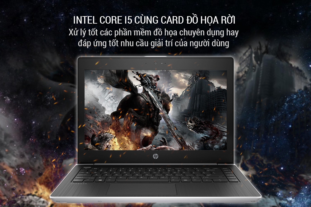 Laptop HP Probook 430 G5 2XR78PA Core i5-8250U/Dos (13.3 inch) - Bạc - Hàng Chính Hãng
