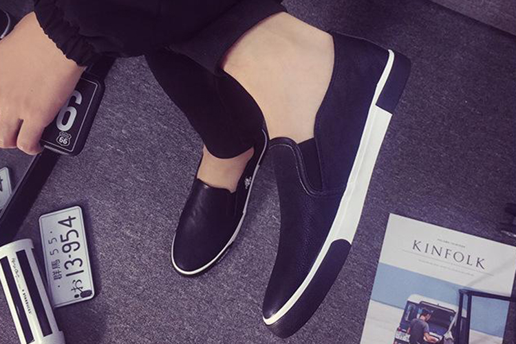 Giày Lười Da Nam Cross 