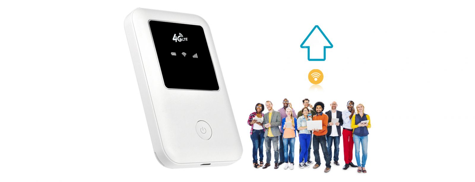 Bộ Phát Wifi Từ Sim 3G Hoặc 4G King Crown MF925 - (Trắng) - Hàng Nhập Khẩu