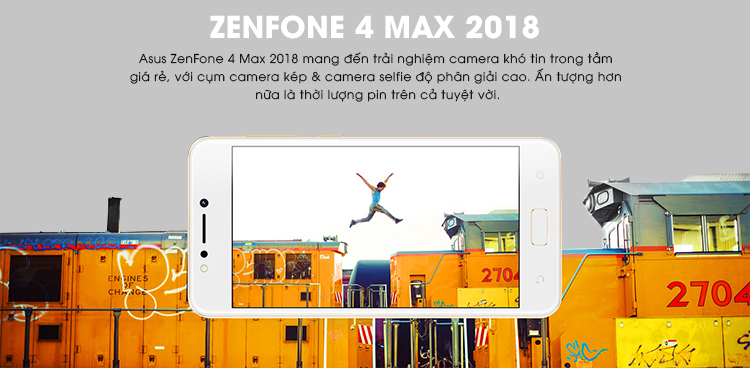 Điện Thoại Asus Zenfone 4 Max 2018 - Hàng Chính Hãng