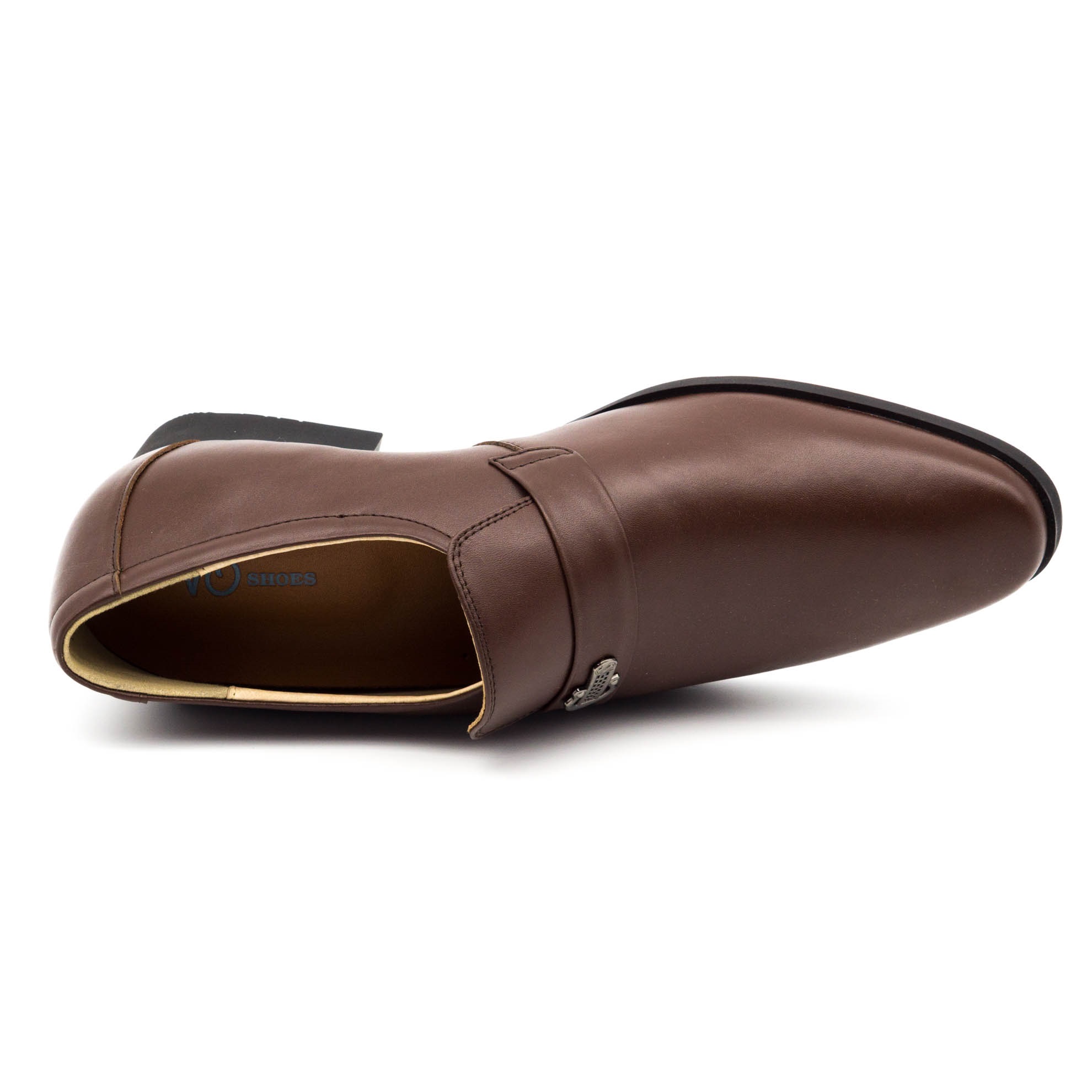  Giày tây tăng chiều cao 6cm da bò thật VO Shoes_AB661