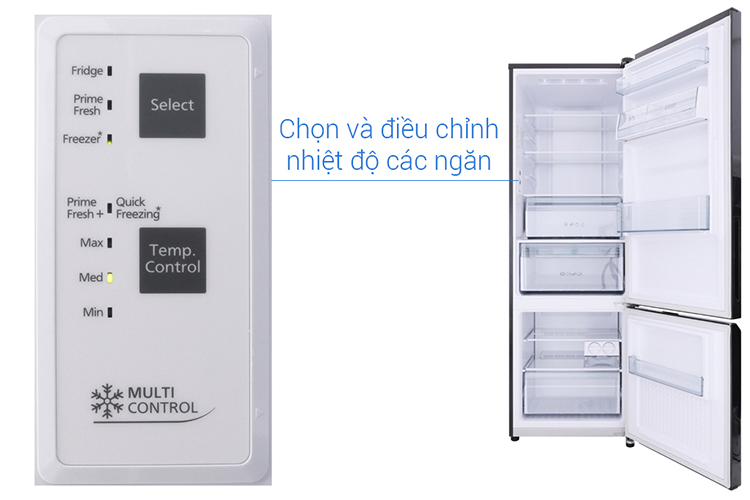 Tủ Lạnh Inverter Panasonic NR-BC369QKV2 (322L)