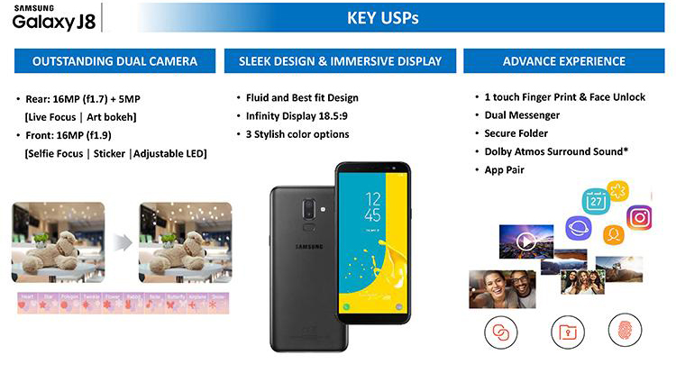 Điện Thoại Samsung Galaxy J8 - Hàng Chính Hãng