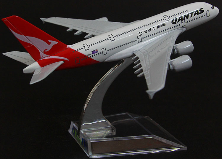 mô hình máy bay trưng bày qantas airways 16cm everfly 1