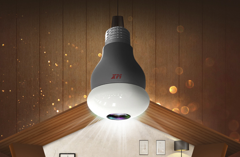 Đèn Camera Giám Sát Không Dây 360 Độ Xiongmai XM 1080p HD Kết Nối Wifi Điều Khiển Từ Xa Bằng Màn Hình Điện Thoại