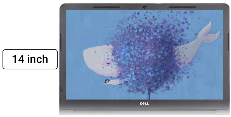 Laptop Dell Inspiron14 3462 6PFTF11 Pentium N4200/Free Dos (14 inch) - Black - Hàng Chính Hãng