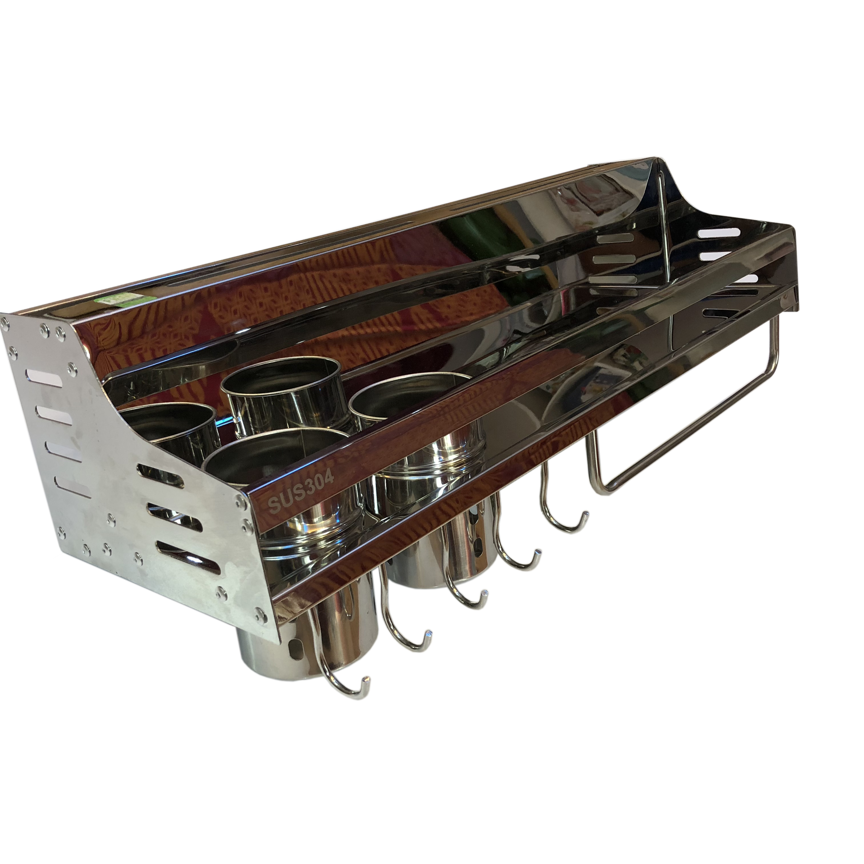 Kệ nhà bếp treo tường đa năng inox sus 304 PIEN0