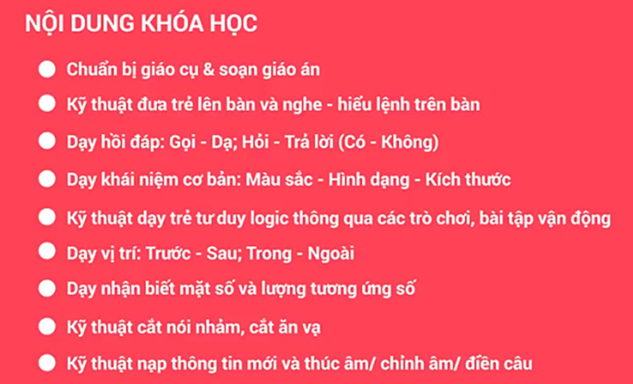 Khóa Học Nuôi Dạy Con Tự Kỷ KYNA KID14