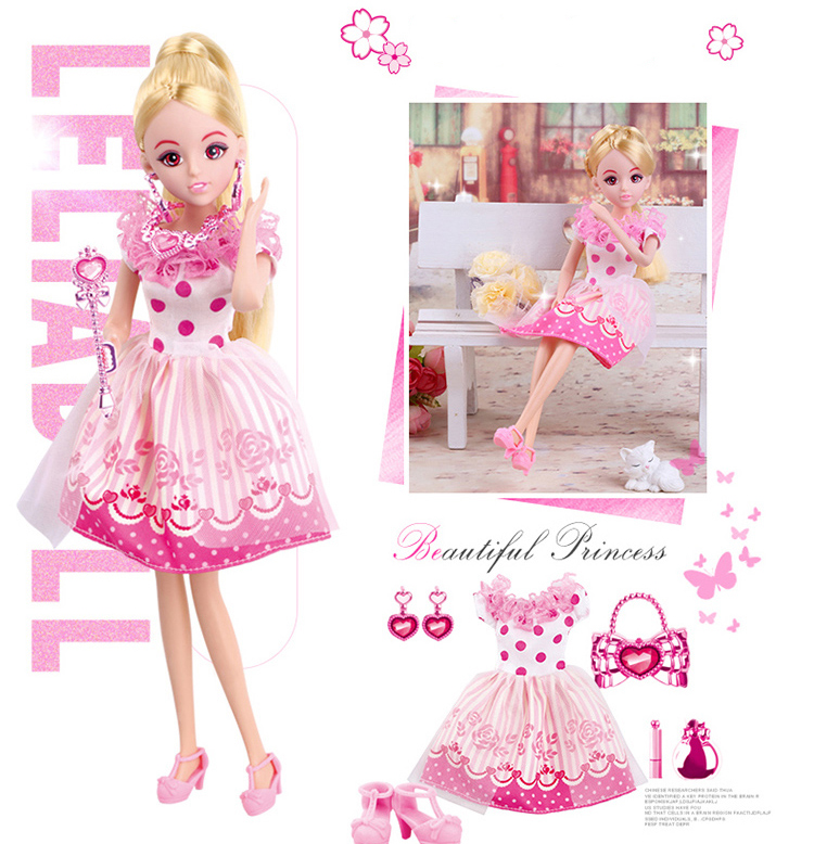 Búp bê bé gái Les Jill Barbie doll và bộ phòng ngủ