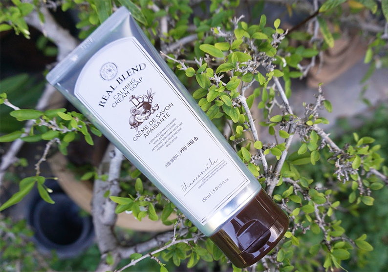 Sữa Rửa Mặt The Face Shop Real Blend Calming Cream Soap 30400542 (150ml)