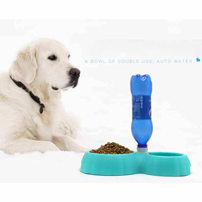 Bát ăn hình nơ cho chó nhỏ 1-2kg (màu ngẫu nhiên)