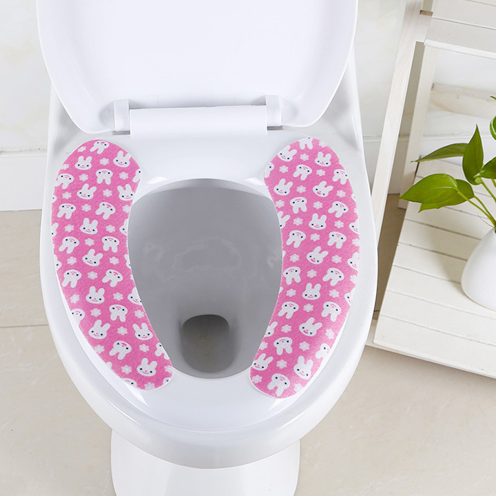 Bộ miếng dán lót bồn cầu tiện dụng