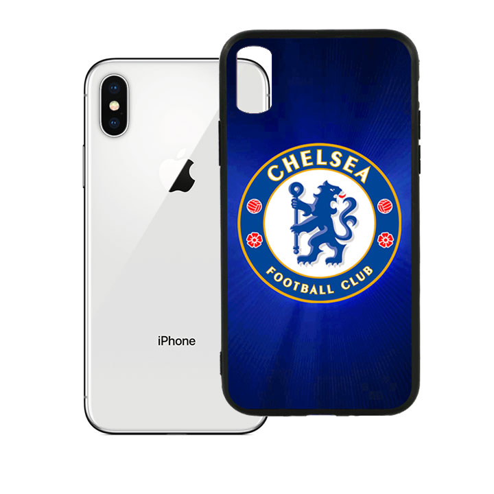 Ốp lưng viền TPU cao cấp cho Iphone X - Clb Chelsea 02