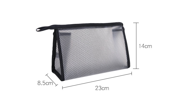 Túi Đựng Đồ Trang Điểm Không Thấm Nước- Đen (30 x 21 cm)