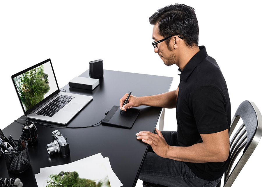 Bảng Vẽ Wacom Intuos Art Small CTH-490 - Hàng Chính Hãng