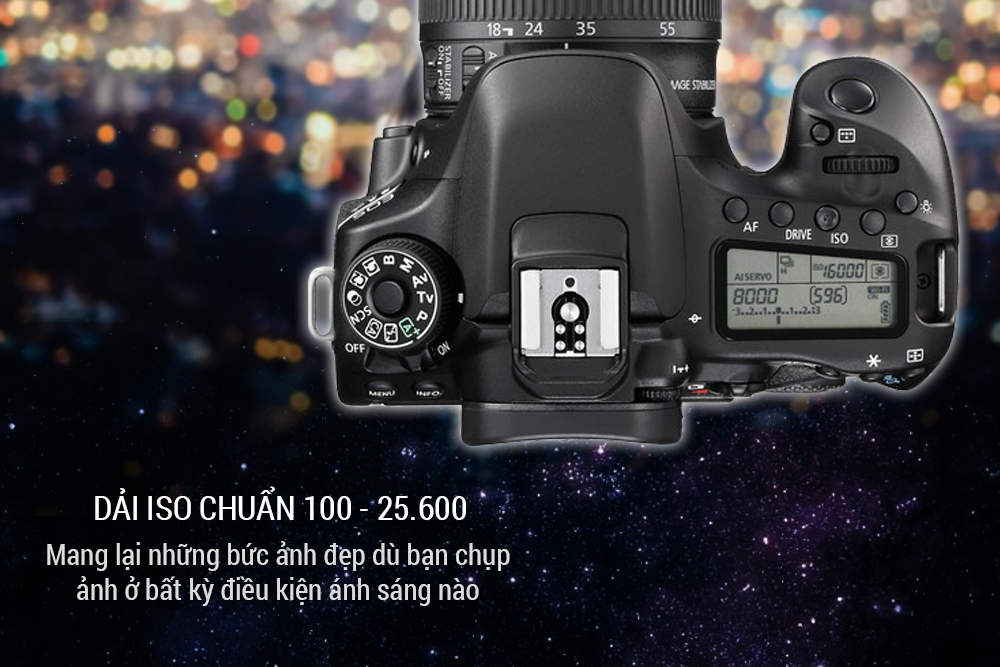 Máy Ảnh Canon 80D + Lens 18-55mm (Lê Bảo Minh)