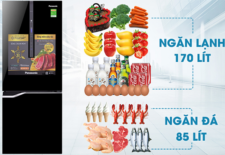 Tủ Lạnh Inverter Panasonic NR-BV288GKV2 (255L)