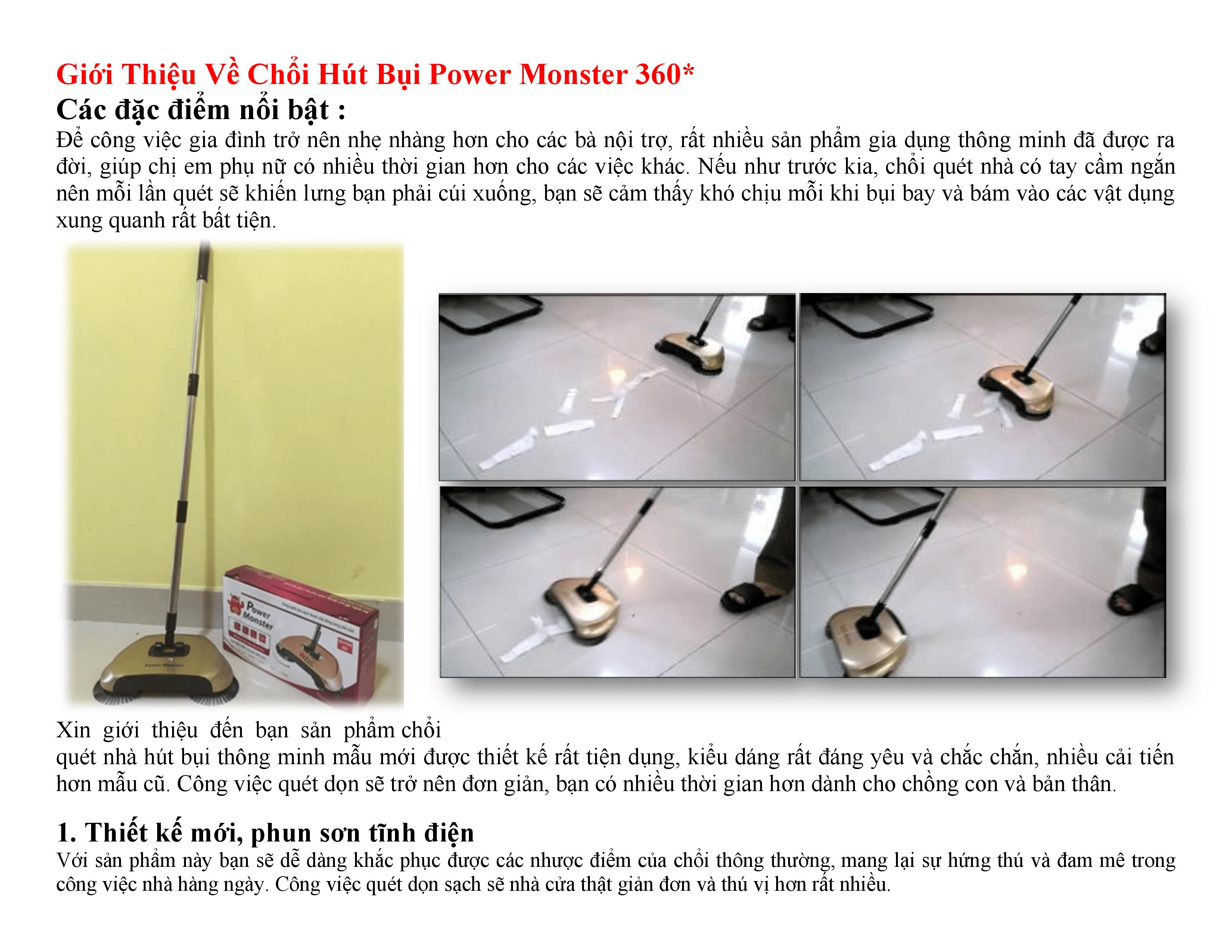 Chối hút bụi, hút rác đa năng cao cấp