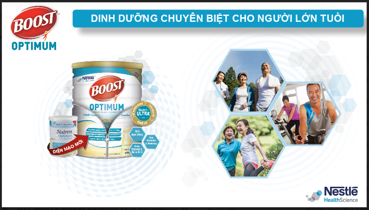Sản Phẩm Dinh Dưỡng Nestle Boost Optimum (800g)