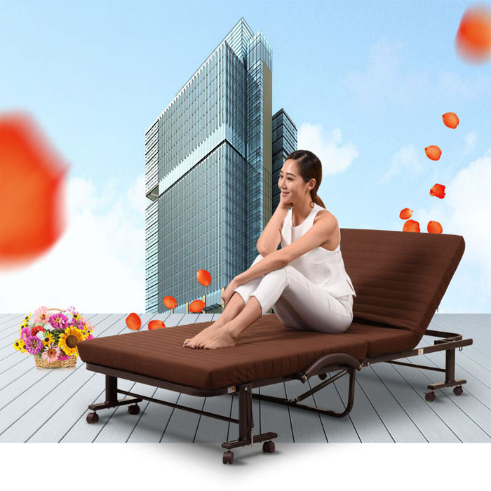 Giường gấp di động Hàn Quốc rộng 75cm