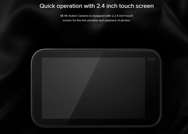 Camera Hành Động Xiaomi Mi Action 4K ZRM4035GL - Hàng Chính Hãng