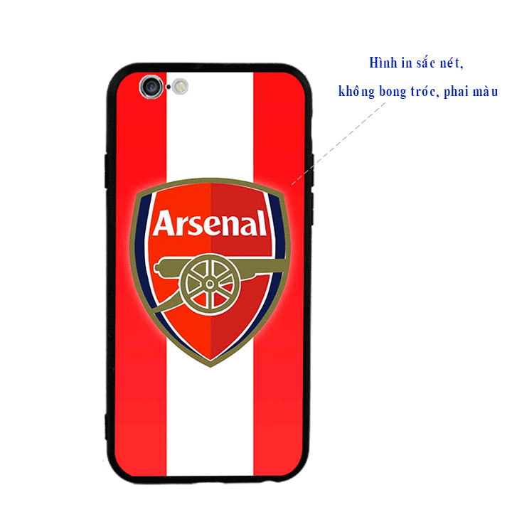 Ốp lưng viền TPU cao cấp cho Iphone 6 Plus - Clb Arsenal 01