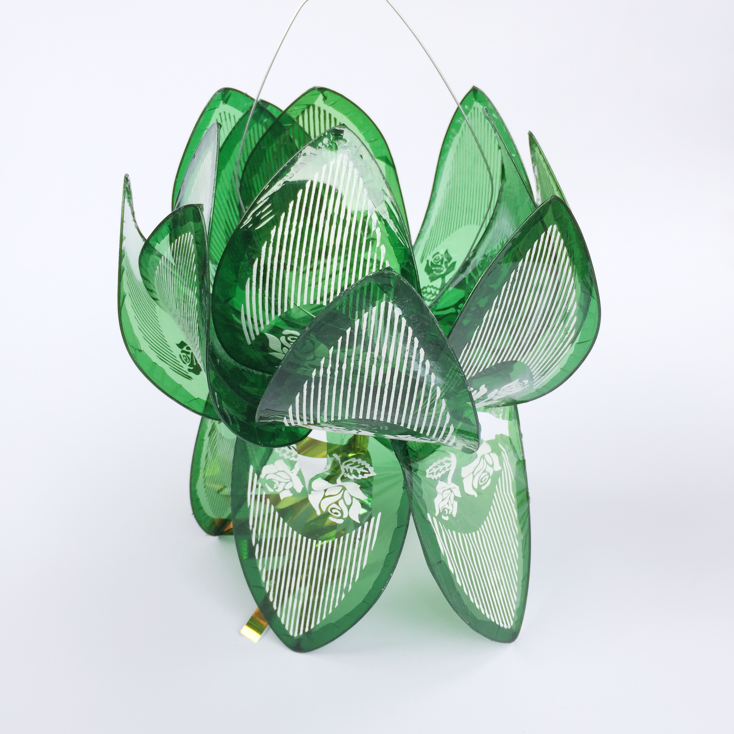 Đèn lồng trung thu truyền thống hình hoa sen cỡ to