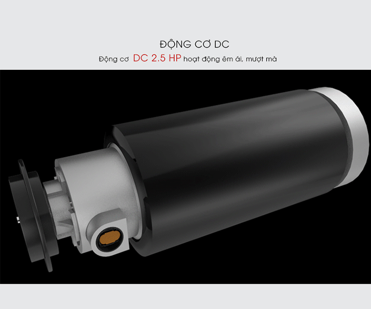 Máy Chạy Bộ Kingsport Kungfu Đơn Năng (Trắng)