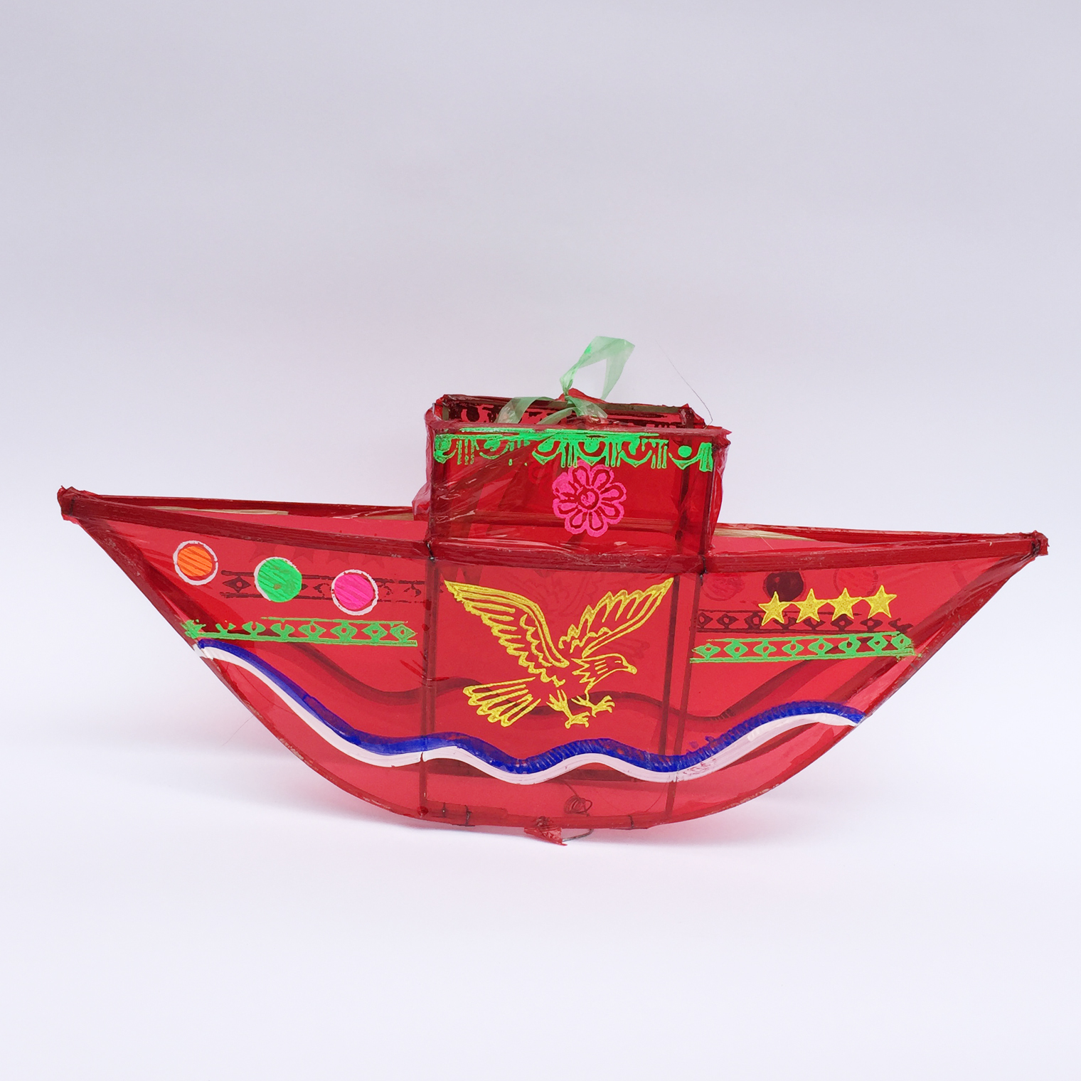 Đèn lồng trung thu truyền thống hình con thuyền cỡ trung