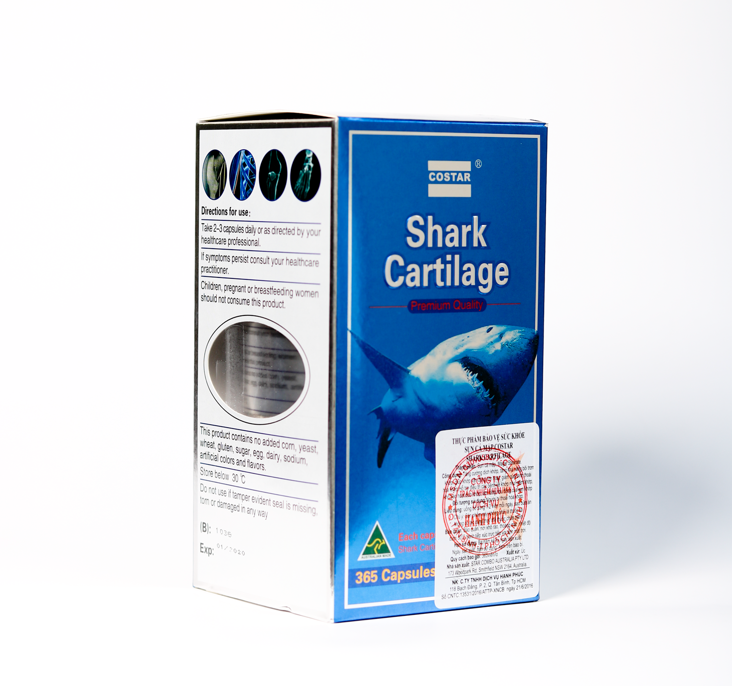  Sụn Vi Cá Mập Blue Shark Cartilage 750mg