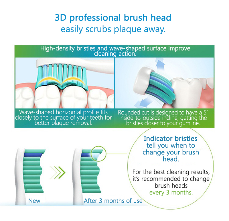 Bàn Chải Đánh Răng Điện Thông Minh Có Thể Sạc Dành Cho Người Lớn Philips (PHILIPS) HX3216 / 13 