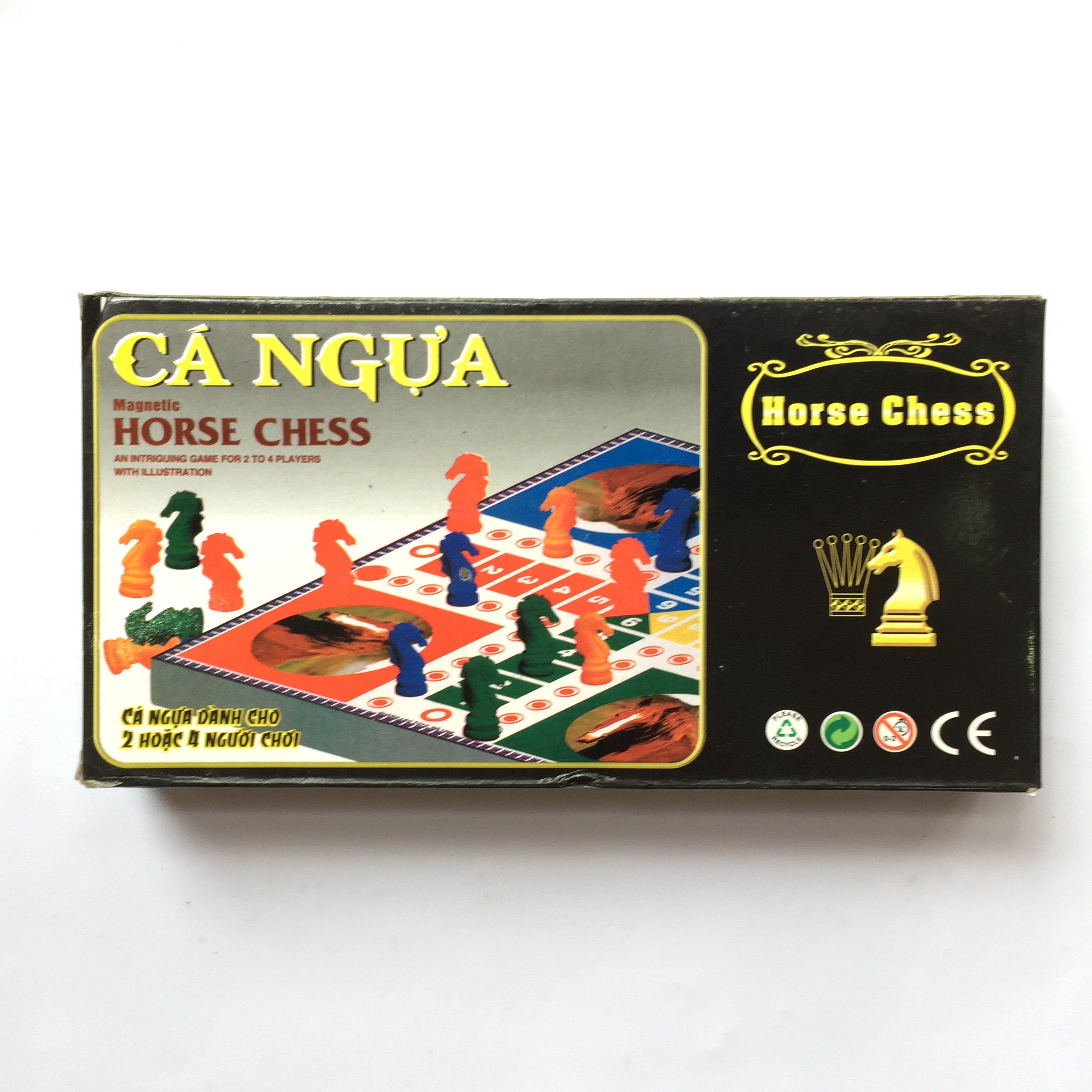 Bộ cờ cá ngựa nam châm hộp đen
