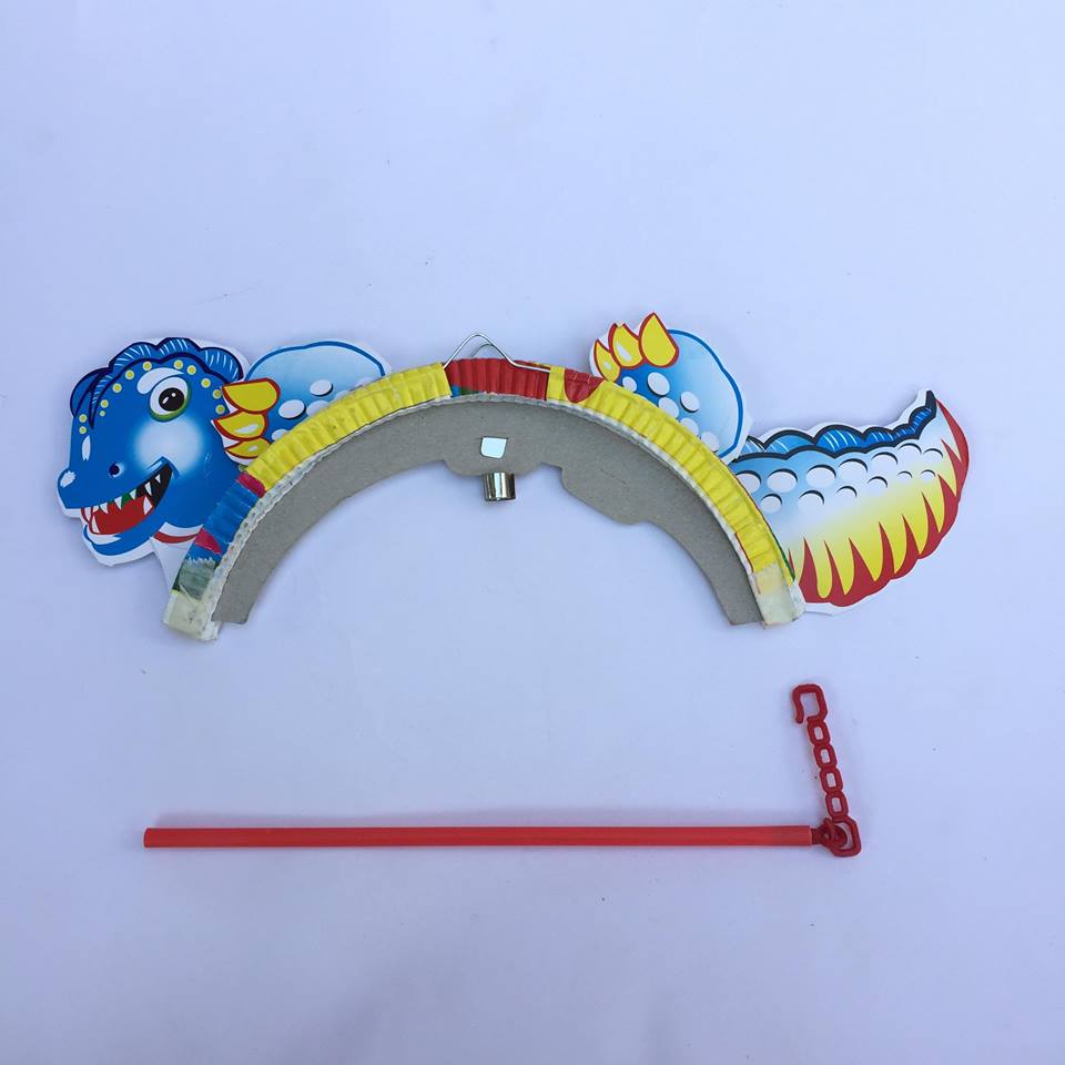 Đèn lồng trung thu bằng giấy cỡ trung - Hình khủng long