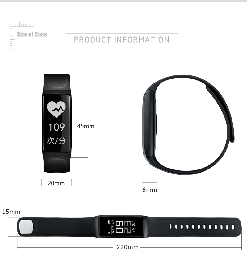 Đồng Hồ Thông Minh Magic MOONPI Đa Chức Năng, Đo Nhịp Tim, Huyết Áp, Báo Thức, Chống Thấm Nước