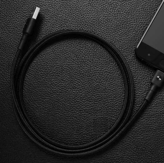 Dây Cáp Sạc Truyền Dữ Liệu ZMI Purple Rice AL431 Type-C, Dạng Bện - Đen - 2m - Dành Cho LeTV 1s / Millet 4c / Millet 5 / Meizu Pro5 Accessories / Apple Macbook