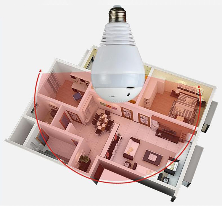 Camera IP Wifi Hình Bóng Đèn 1.3MP