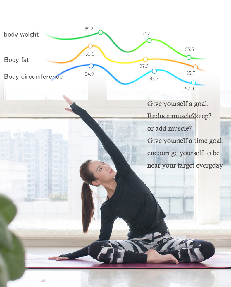 Cân Điện Tử Đo Lượng Mỡ Cơ Thể ICOMON i9u Có Cổng USB Điều Khiển Bằng Bluetooth và Ứng Dụng Trên iOS, Android - Đen