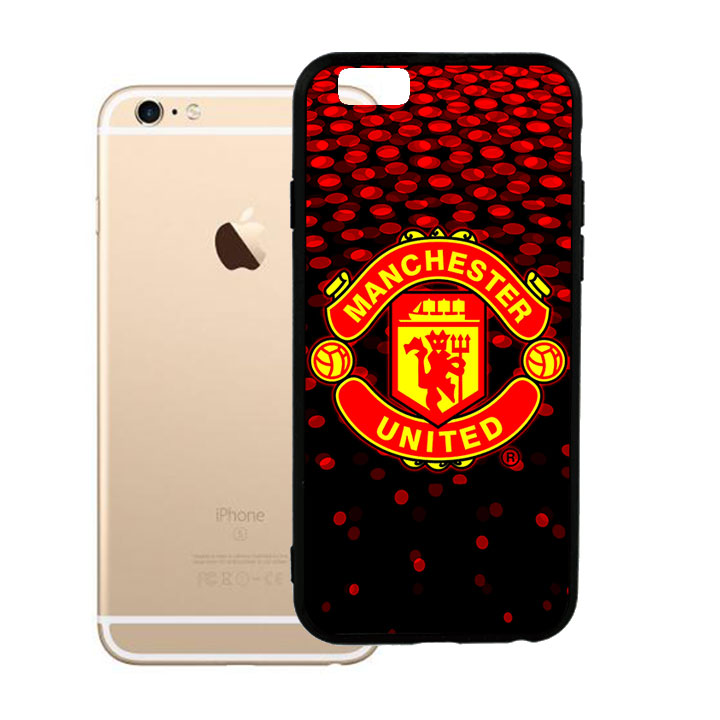 Ốp lưng viền TPU cao cấp cho Iphone 6 Plus - Clb Mu 02