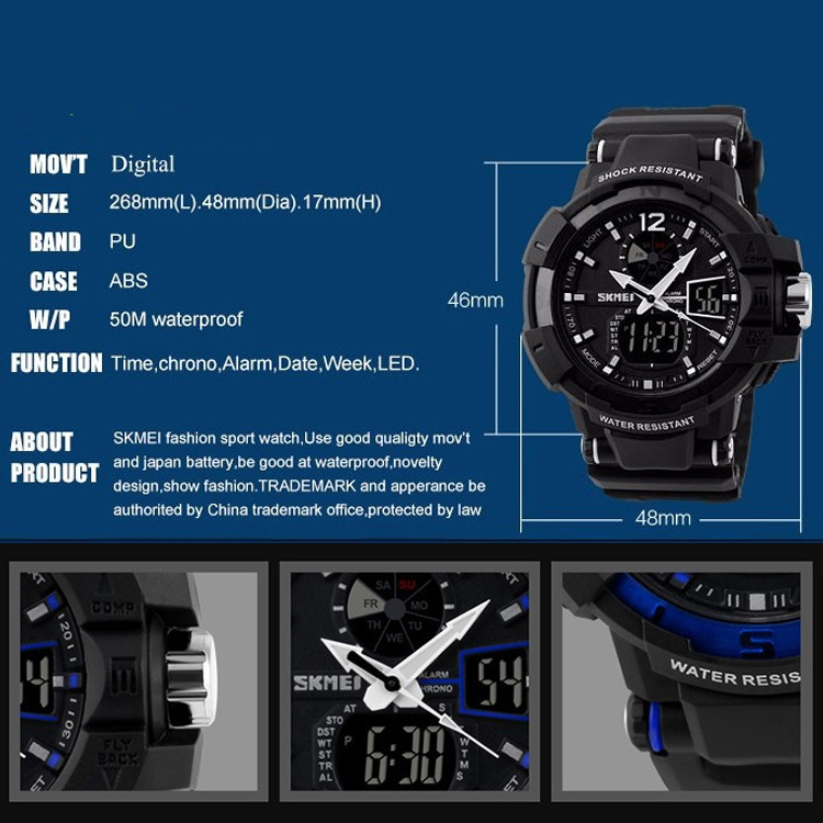 Đồng Hồ Nam Thể Thao SKMEI 1040 - DHA416