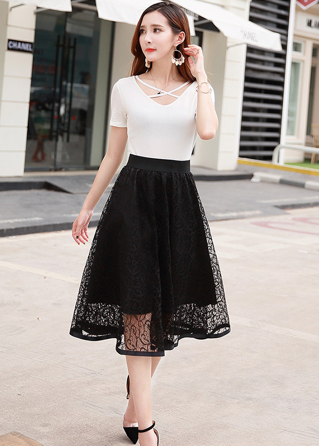 Chân váy xòe nữ cv18