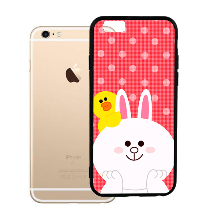 Ốp lưng viền TPU cao cấp cho Iphone 6 Plus - Cony 01