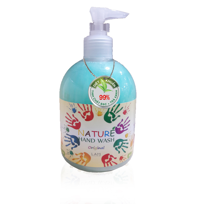 Combo 2 chai nước rửa tay thiên nhiên Lamcosmé (500ml) Hương đặc trưng, diệt khuẩn hơn 99%. Tặng Gel rửa tay khô 3K